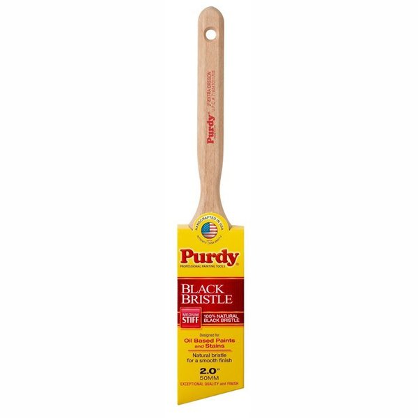 Purdy 2" Angle Sash Paint Brush, Black China Bristle, Wood Handle 144116020